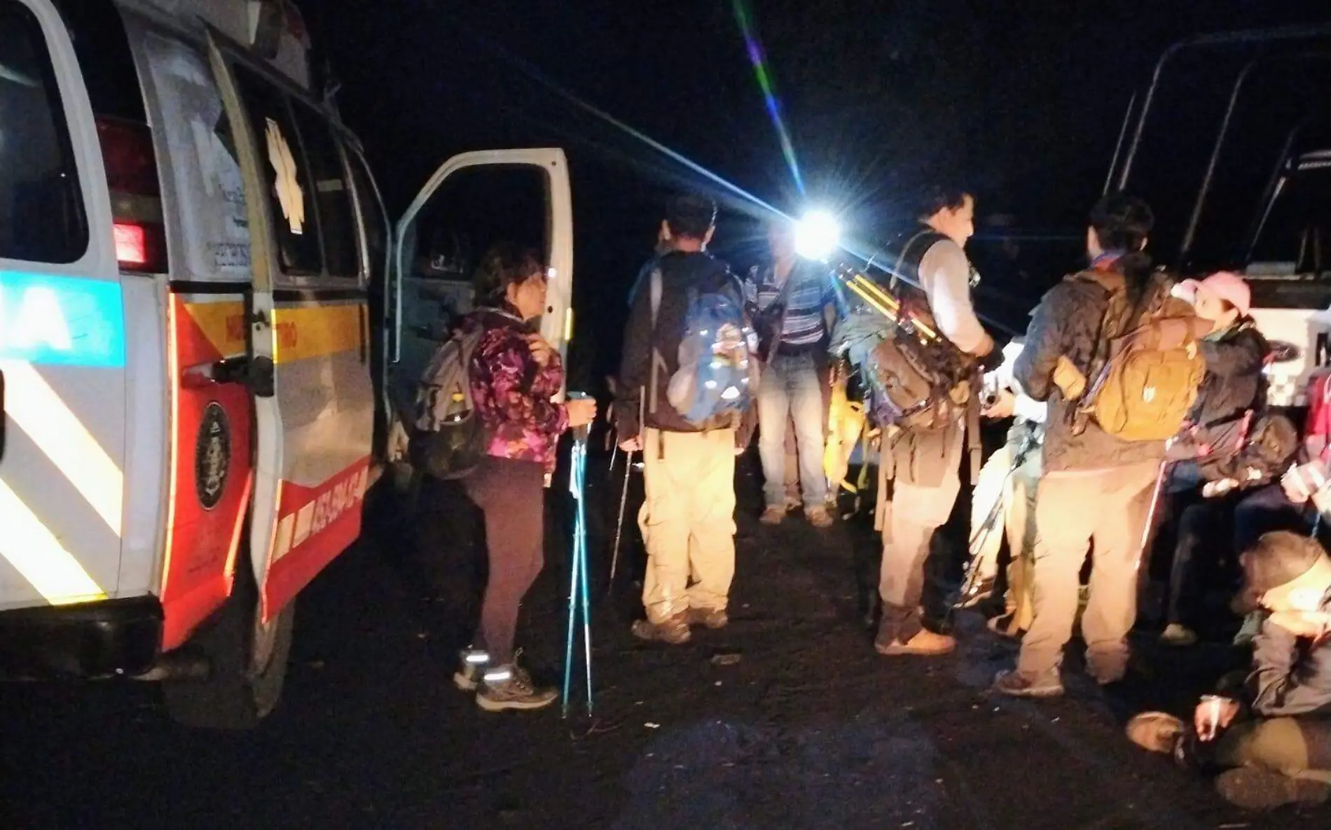 Excursionistas extraviados en el volcán Paricutín